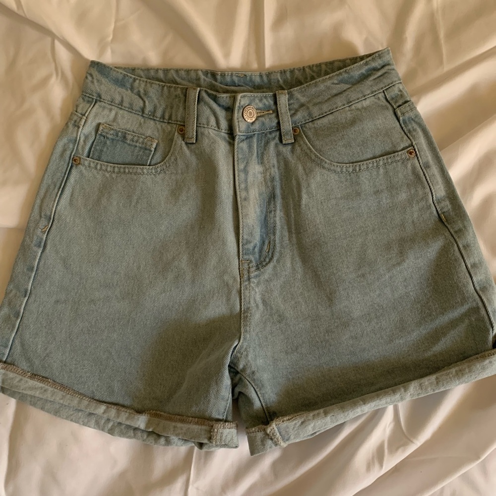 Light Blue Jean Shorts